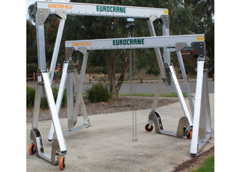 Portable Gantry Crane static and with wheels