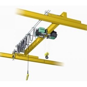 ECC Single Girder Overhead Crane (Top Running With Electric Wire Rope Hoist)
